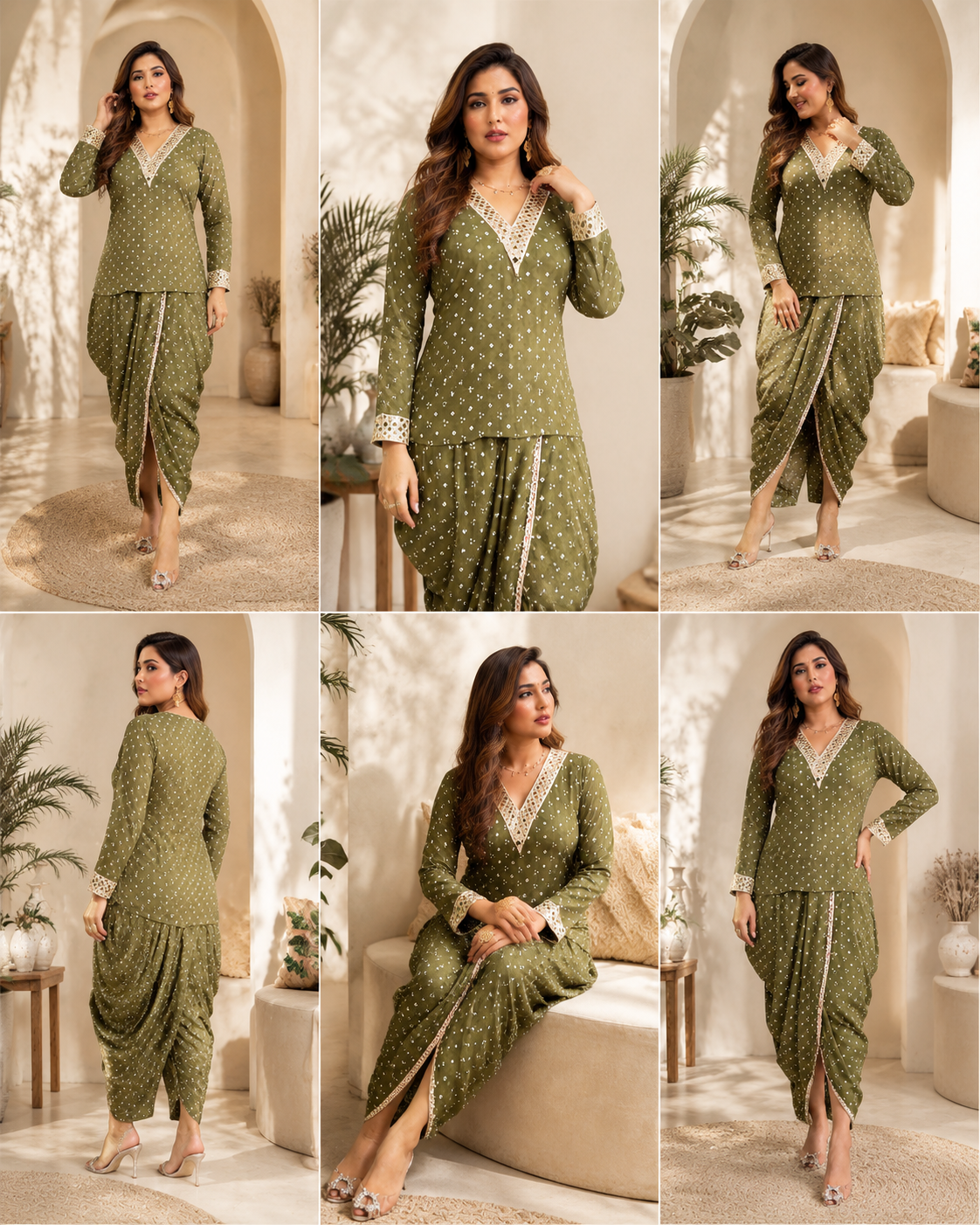 Women's Printed Dhoti Co-Ord Set | Elegant Ethnic Wear for Women