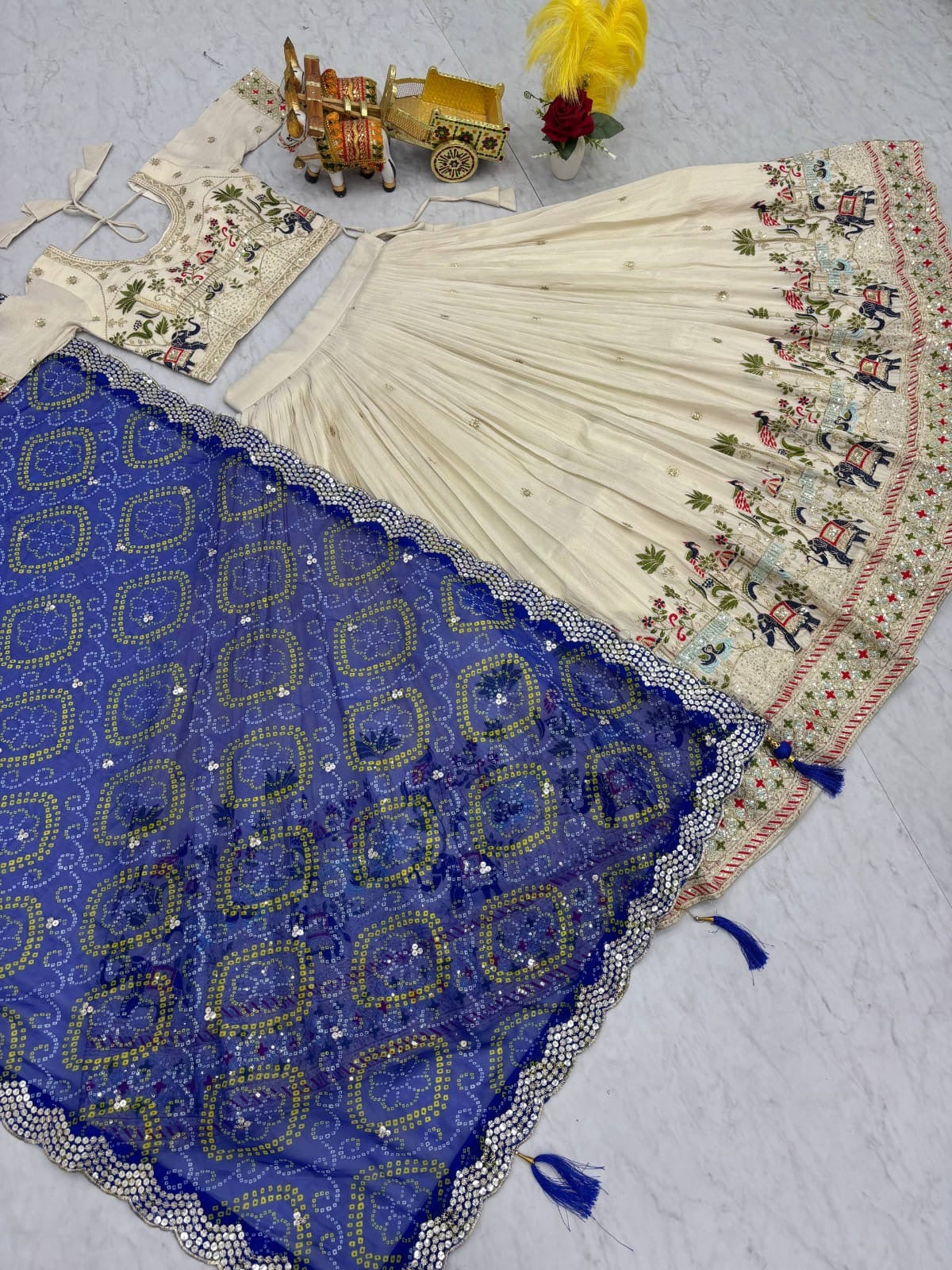 Women’s Designer Embroidered Lehenga Choli Set with Dupatta for Festive Occasions & Party Wear